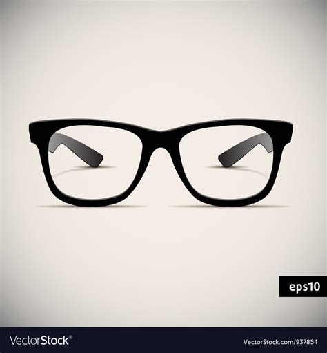 glasses royalty free vector image vectorstock