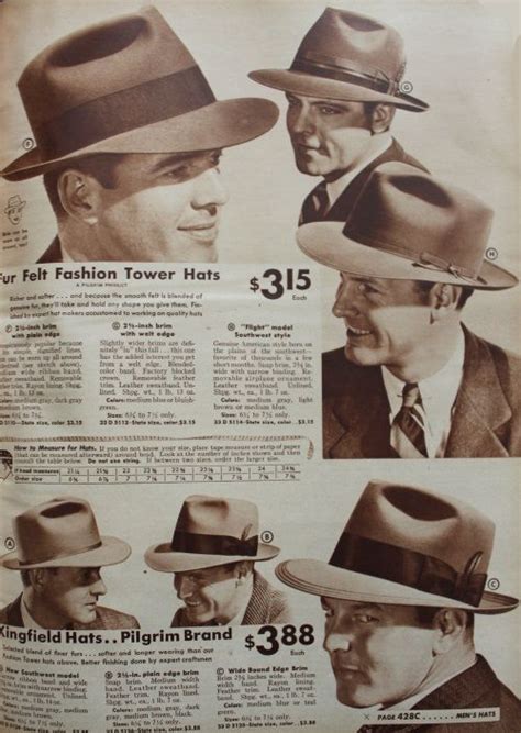 1940s Mens Hats Vintage Styles History Buying Guide Hats For Men