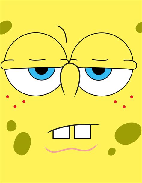 Funny Faces Cartoon Spongebob