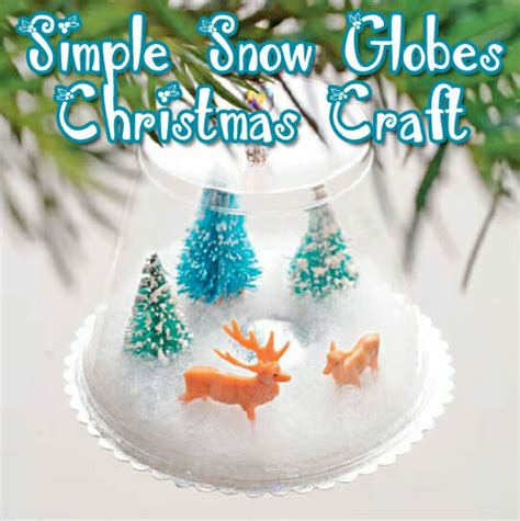 Using Whats Available Snow Globe Christmas Craft