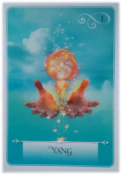 yang ~ wisdom of the oracle divination card by colette baron reid angel tarot cards doreen