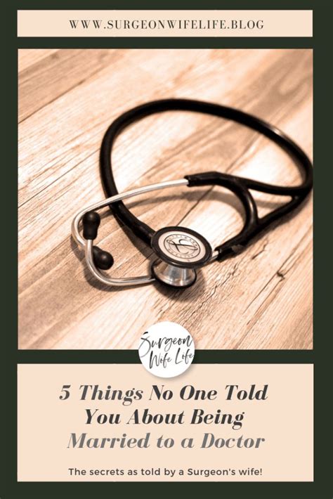 5 Things No One Told You About Being Married To A Doctor Honestly Ann