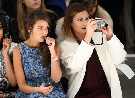 Michelle Keegan And Sam Faiers Attend London Fashion Week At Somerset House Mirror Online