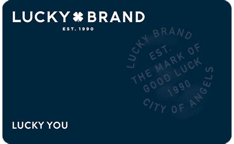 May only be used once per customer. Lucky Brand Rewards Credit Card - Manage your account