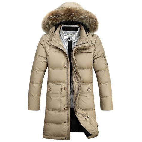 Buy Winter Mens Long Design Down Jackets Coats Mens