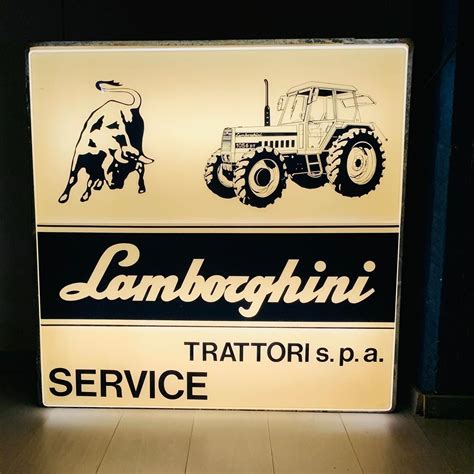 Lamborghini Tractor Signsuper Rarefor Sale Lamborghini