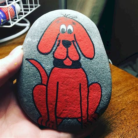 40 Favorite Diy Painted Rocks Animals Dogs For Summer Ideas 37