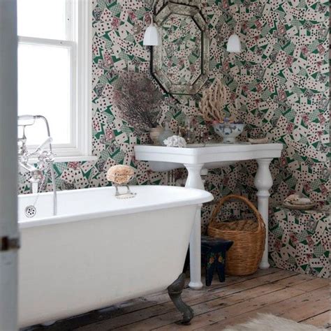 Decor Inspiration for All Rooms | Ideal Home | Bathroom wallpaper