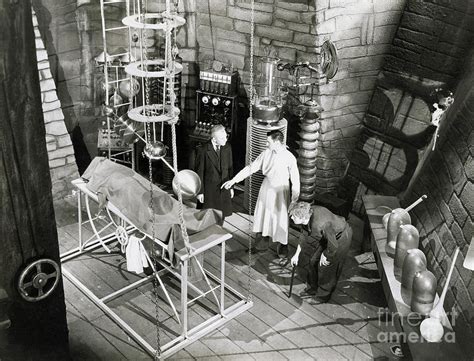 Laboratory Scene From Frankenstein By Bettmann