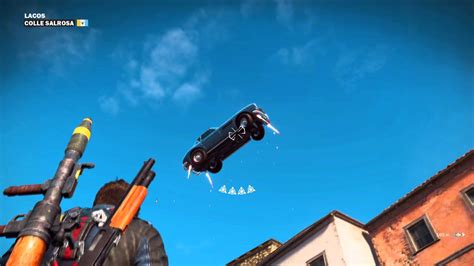 Just Cause 3 Flying Car Test 4 Youtube