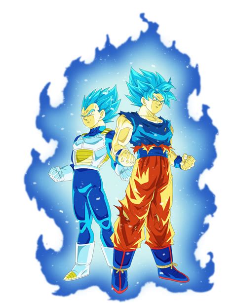 Goku Y Vegeta Super Saiyajin Blue By Arbiter720 On Deviantart Dbz