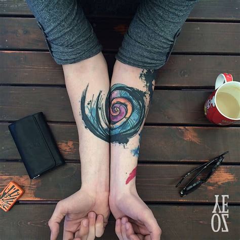Spiral Forearm Best Tattoo Design Ideas