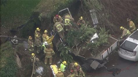 Driver Dies After Runaway Truck Crashes In Beverly Hills Near Sites Of
