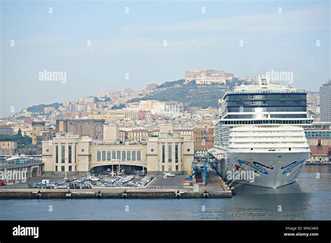 Norwegian Epic Ship Cruise In Port Of Naples Italy Stock Photo Alamy