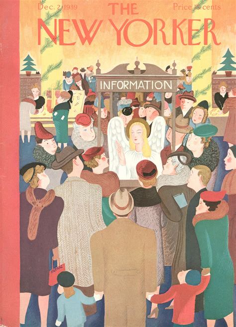 New Yorker Christmas Covers Then And Now The New Yorker