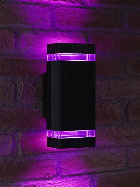Auraglow Remote Control Colour Changing Led Double Up And Down Outdoor
