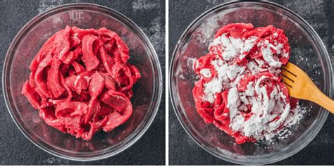 Preheat a wok over high heat, add 1/3 cup oil. How To Cook Tender Stir Fry Beef - Savory Tooth