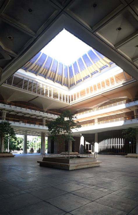 Hawaii State Capitol Building One Of The Most Accessible And Open