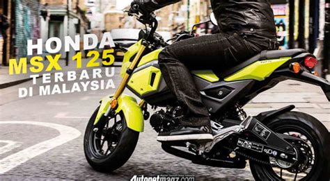 Honda msx125 (grom) is a monkey bike that resembles a street bike in terms of design but feels even smaller than the honda navi from india. Honda MSX 125 Terbaru Dirilis di Malaysia - AutonetMagz