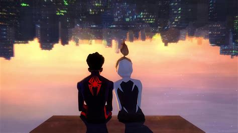 Miles Morales And Gwen Stacy Spider Man Across The Spider Verse Live