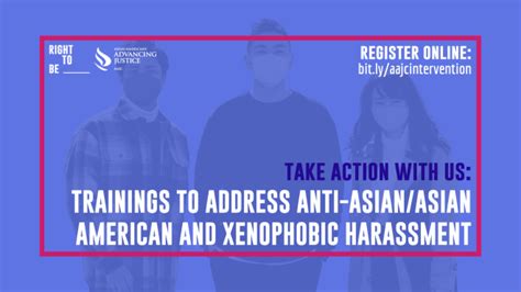 Trainings To Address Anti Asian Asian American Harassment Asian Americans Advancing Justice Aajc