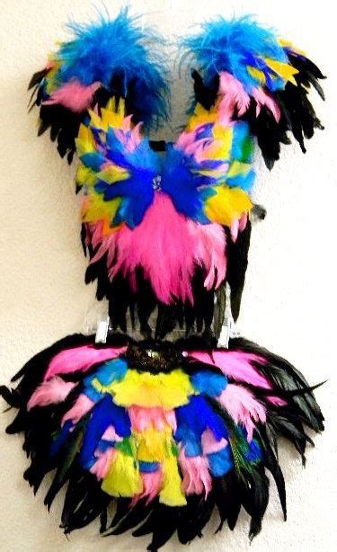 Sexy Parrot Macaw Bird Feather Costume Topbooty By Sajeeladesign 189