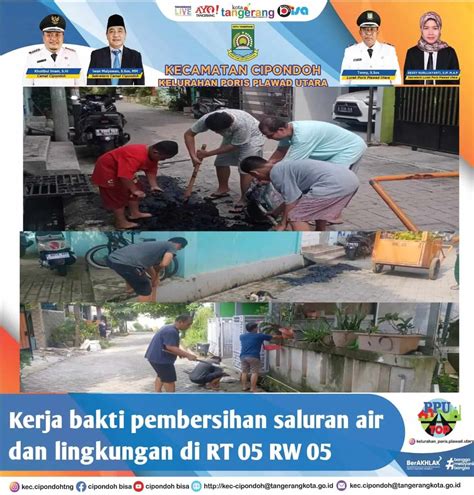 Kec Cipondoh Kegiatan Kerja Bakti Membersihkan Saluran Air Di Lingkungan Rt Kelurahan