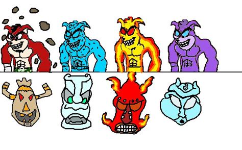 Crunch And The Elementals By Dragonskullalbe On Deviantart