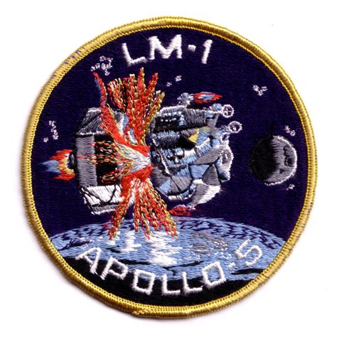 Apollo 5 mission patch. (With images) | Apollo missions, Apollo space program, Apollo