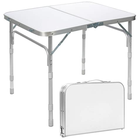 Buy Goplusaluminum Folding Tables Height Adjustable Portable Camping