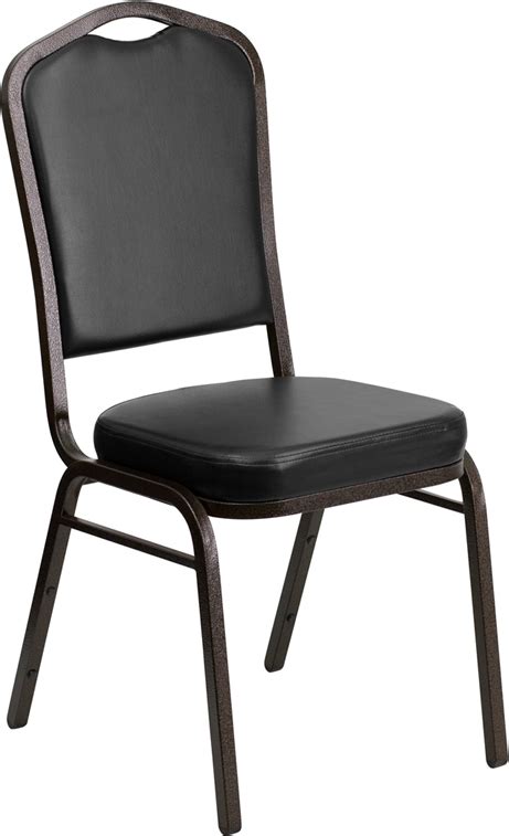 Jiji.ng more than 967 banquet chairs for sale starting from ₦ 4,200 in nigeria choose and buy today!. Black Vinyl Crown Back Stacking Banquet Chair Goldvein Frame