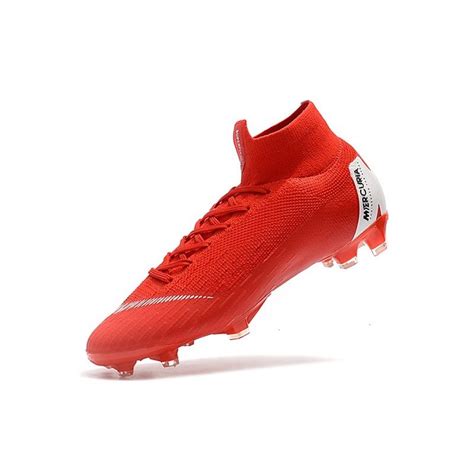 Nike Mercurial Superfly Vi 360 Elite Fg Cleats Red White