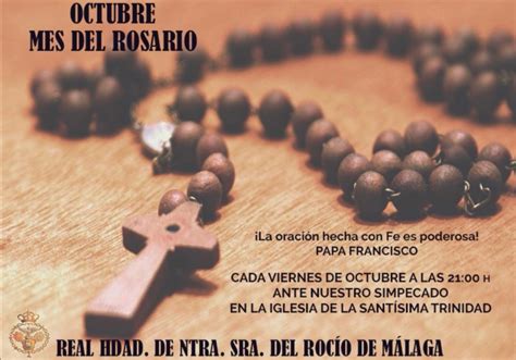Octubre Mes Del Rosario Real Hermandad De Nuestra Señora Del Rocío De