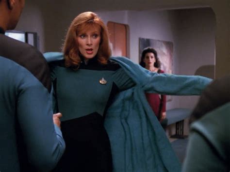 Letitgonomad I Love It When Dr Crusher Puts On Oversized Blue Doctor