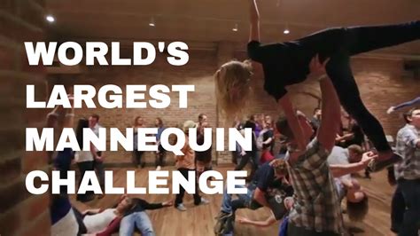 Worlds Largest Mannequin Challenge In Dance Hall Youtube