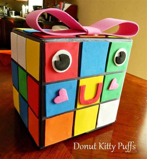 Ruby The Rubiks Cube Valentine Box By Donut Kitty Puffs On Deviantart