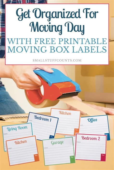 Free Printable Labels For Moving Boxes