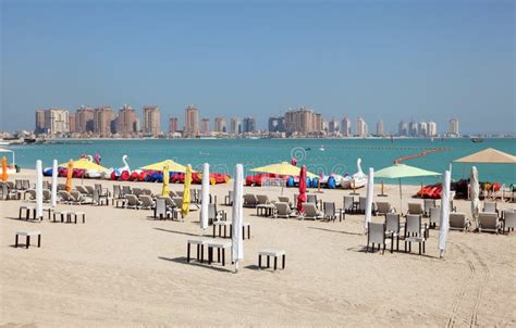 Beach In Doha Qatar Stock Photo Image Of Shore Gulf 37074330