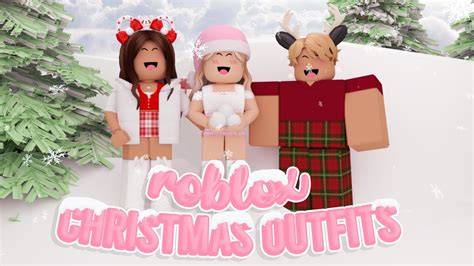 10 Aesthetic Christmas Roblox Outfits Boys And Girls ‧₊˚ Youtube