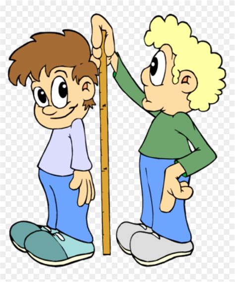 Kid Measuring Clip Art Measuring Height Clipart Free Transparent