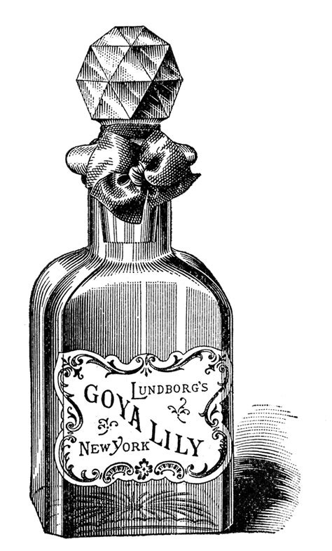 20 Old Fashioned Perfume Bottle Clipart The Graphics Fairy