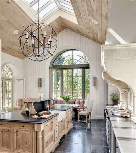 Everything from the type of appliances to the flooring and wall color requires a decision. Top 70 Best Vaulted Ceiling Ideas - High Vertical Space ...