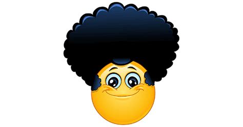 Afro Smiley Symbols And Emoticons