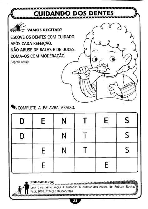 Atividades Sobre Dentes Para Imprimir