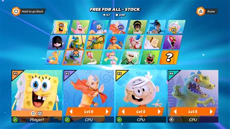 Character Roster Moves And Guides Nickelodeon All Star Brawl Guide