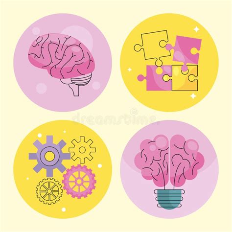 Creativity Icon Collection Stock Vector Illustration Of Innovation