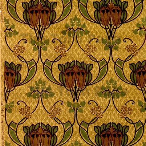 Art Nouveau Wallpapers Vintage Digital Papers Junk Journal Etsy