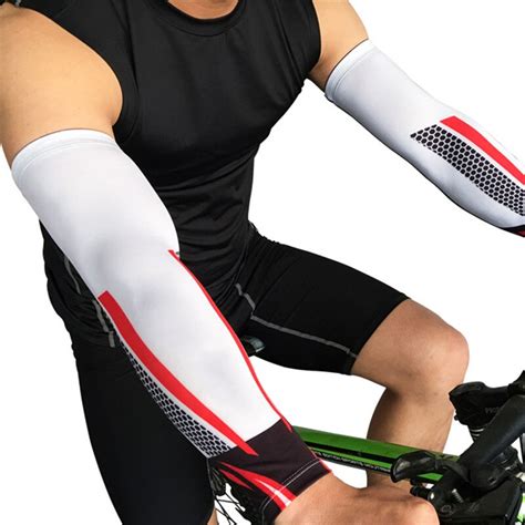 Pair Uv Protection Running Cycling Arm Warmers Basketball Volleyball Arm Sleeves Bicycle Bike