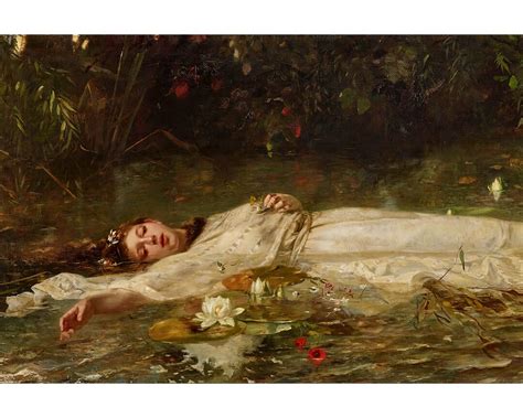 Classical Painting Ophelia By Friedrichheyser Printable Etsy