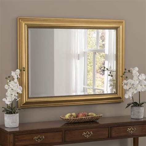 Lancaster Gold Framed Mirror 8 Sizes Soraya Interiors Uk